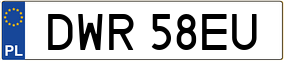 Truck License Plate